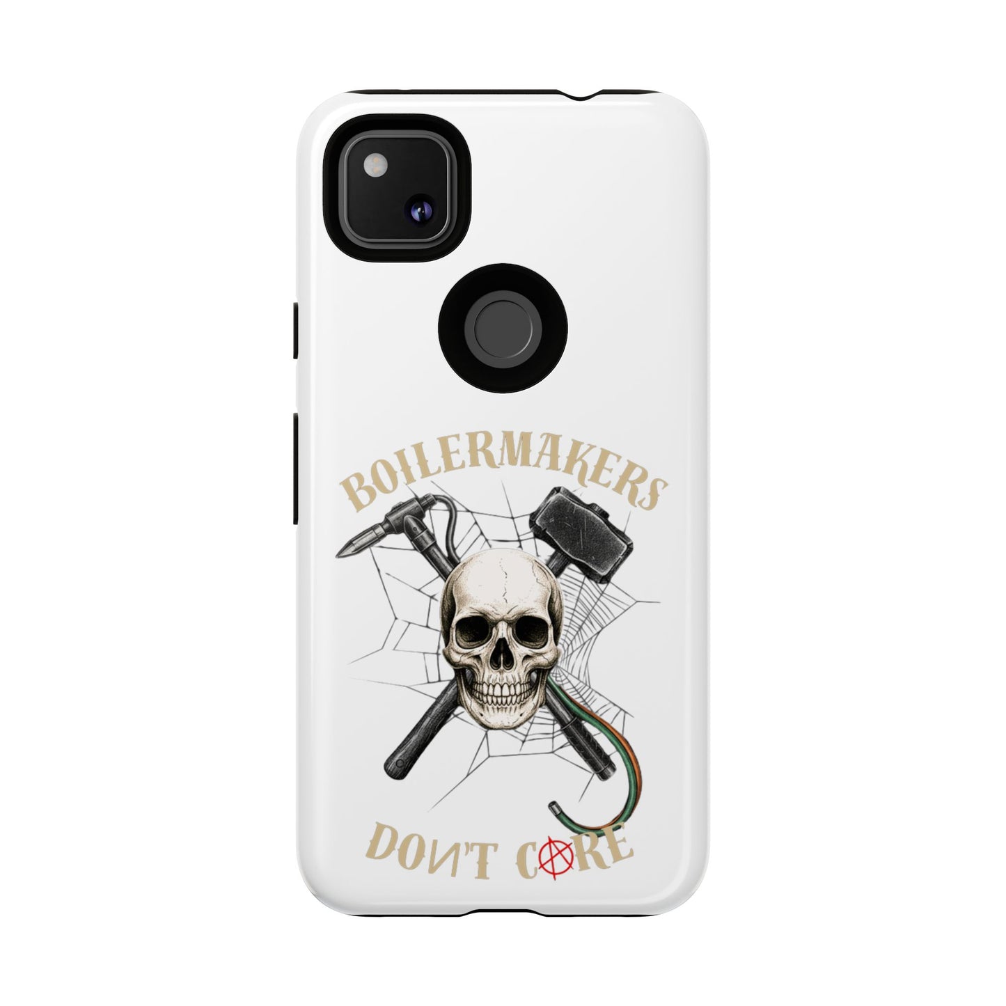 Boilermakers Don’t Care Skull Phone Case – Built Tough for the Hard Hands