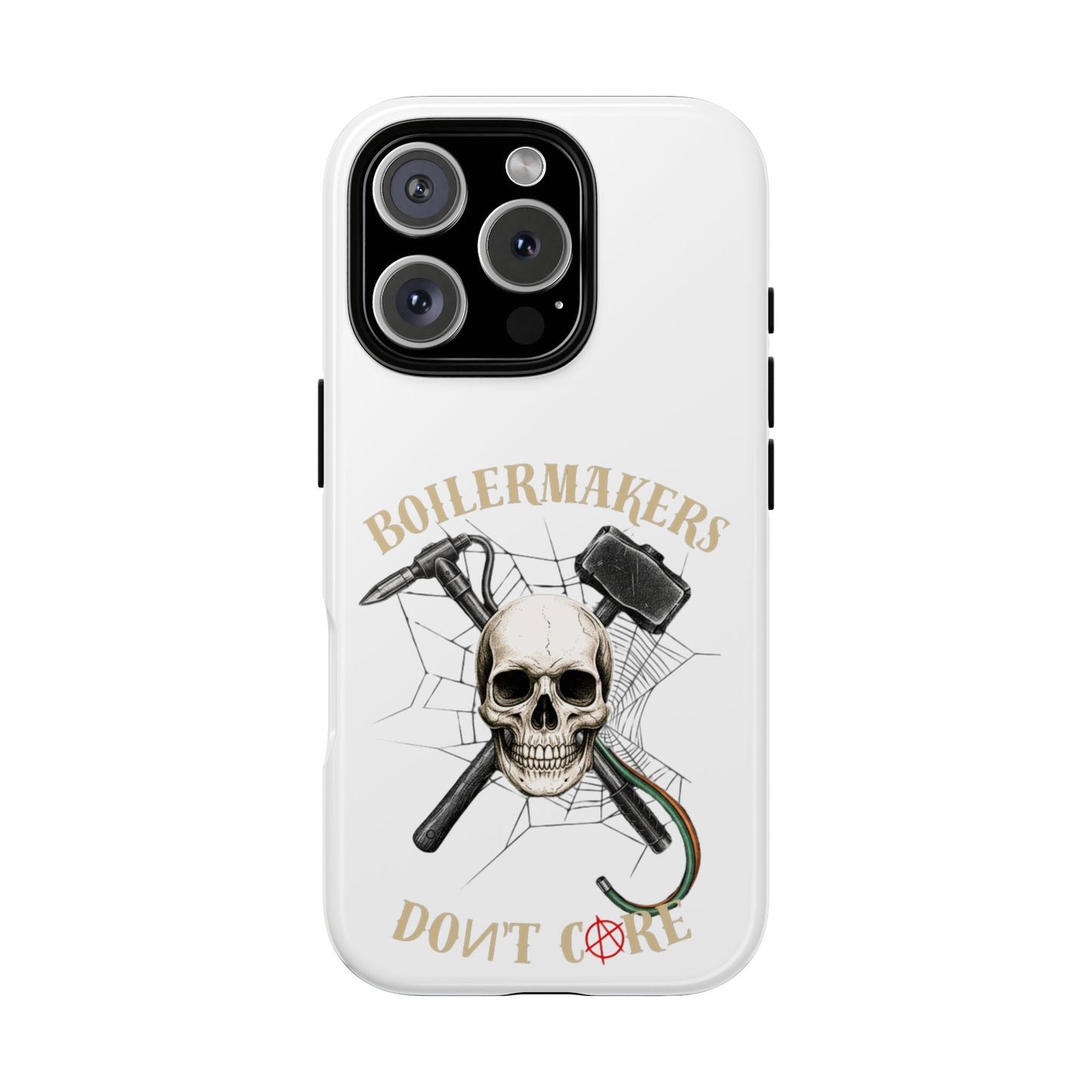 Boilermakers Don’t Care Skull Phone Case – Built Tough for the Hard Hands
