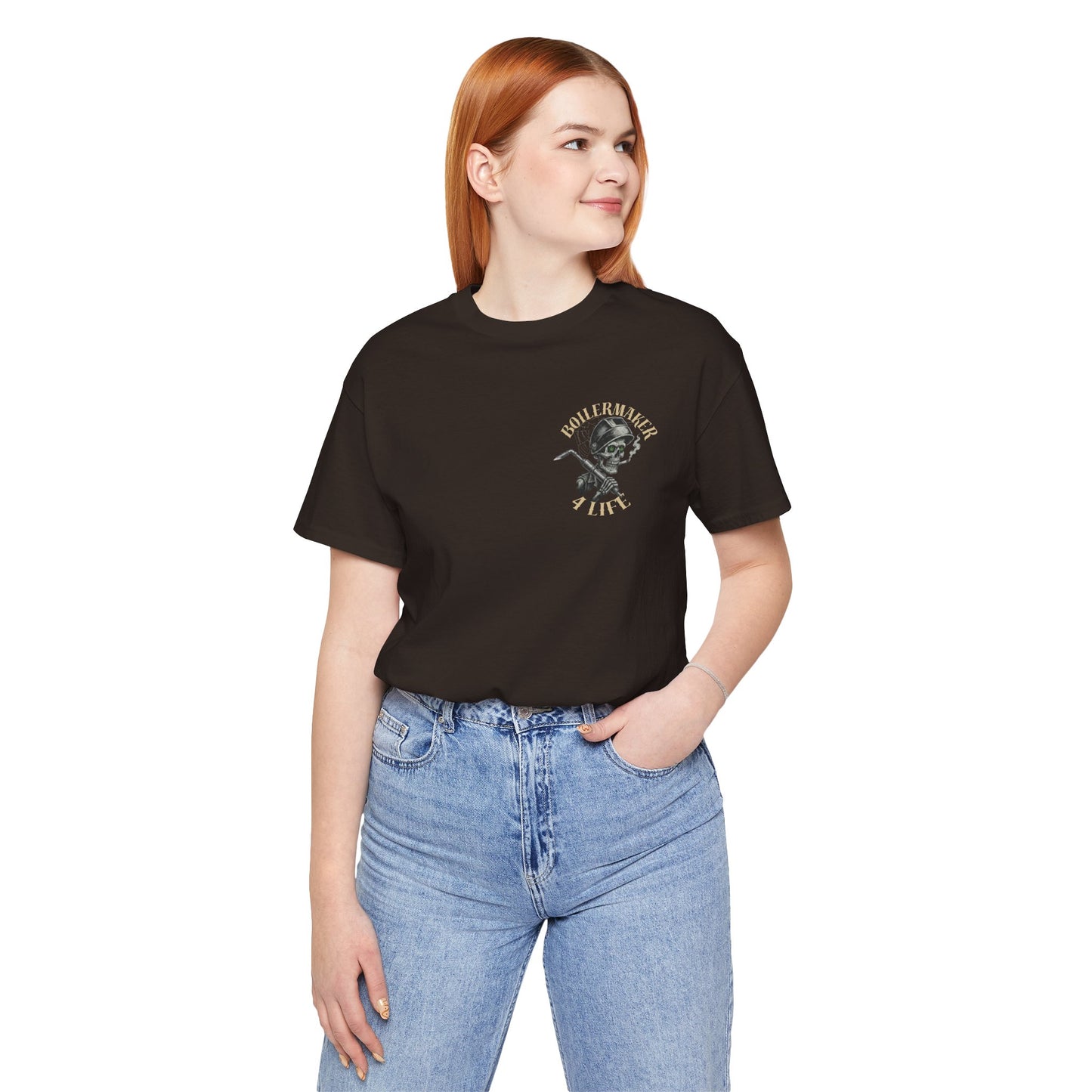 Boilermaker Skull Tee — built for the hands that make the world work. Soft, durable, and unapologetically bold. Pair it with the matching sweatpants for the full set.