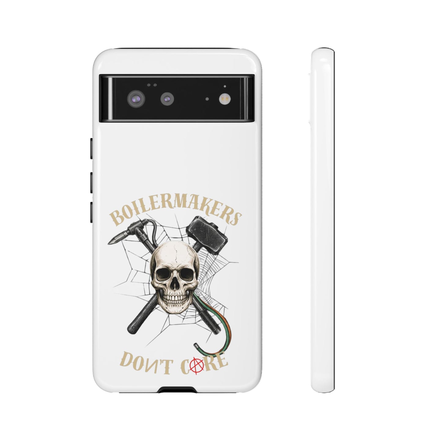 Boilermakers Don’t Care Skull Phone Case – Built Tough for the Hard Hands