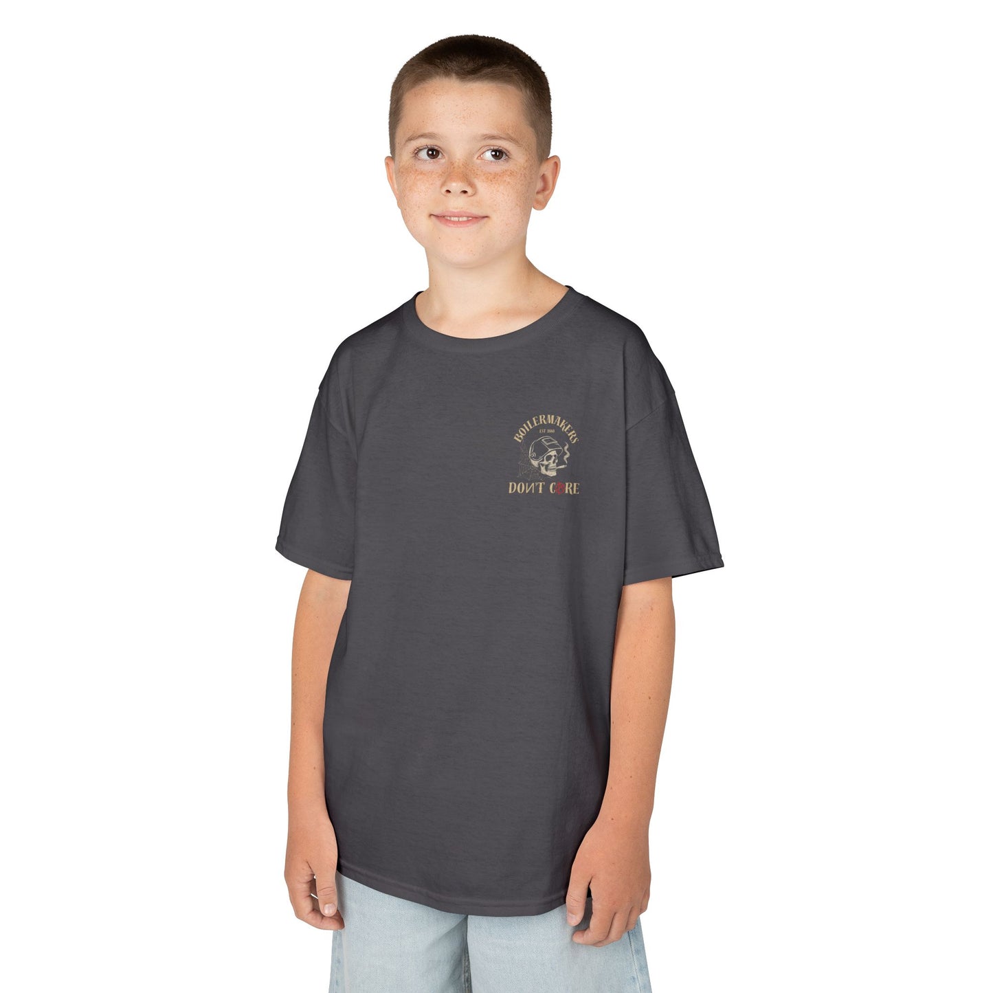 Future Boilermaker Kids Tee — soft, durable, and made for the next generation of hard hands. Perfect for family cookouts, school days, and union pride.