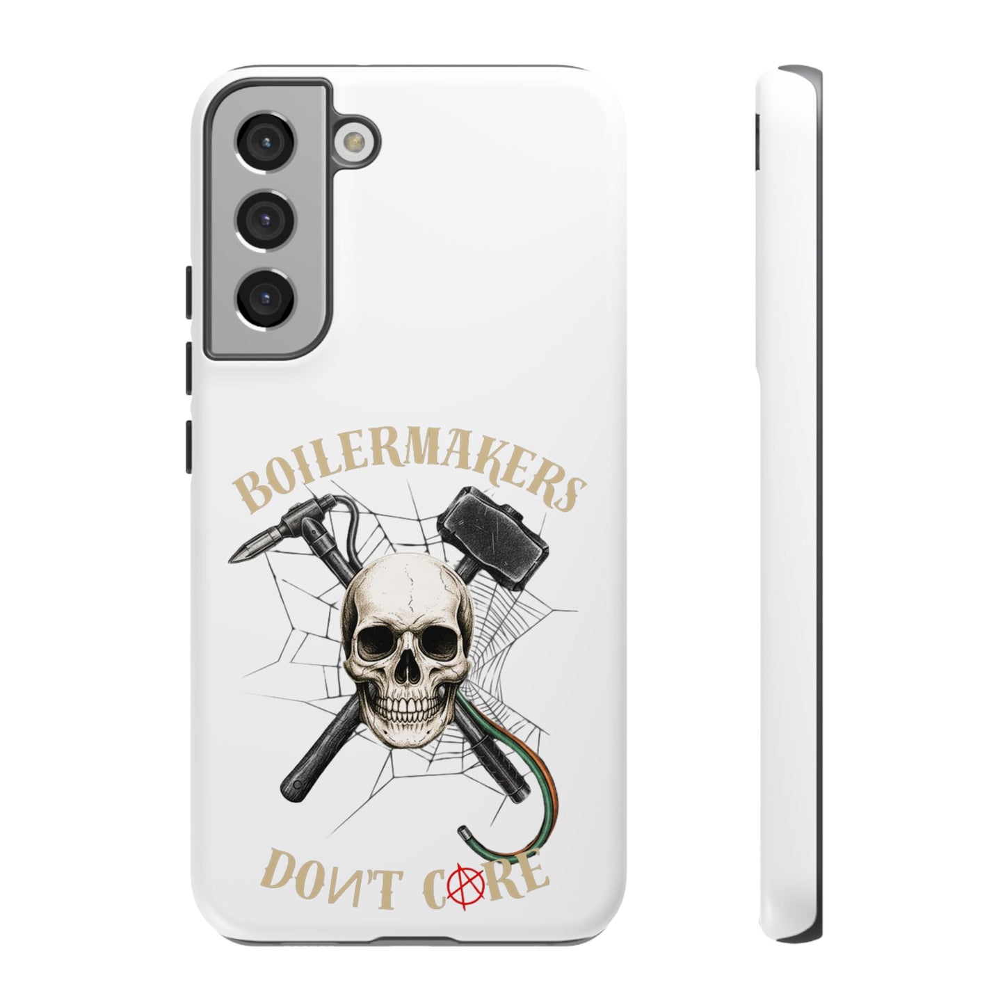 Boilermakers Don’t Care Skull Phone Case – Built Tough for the Hard Hands