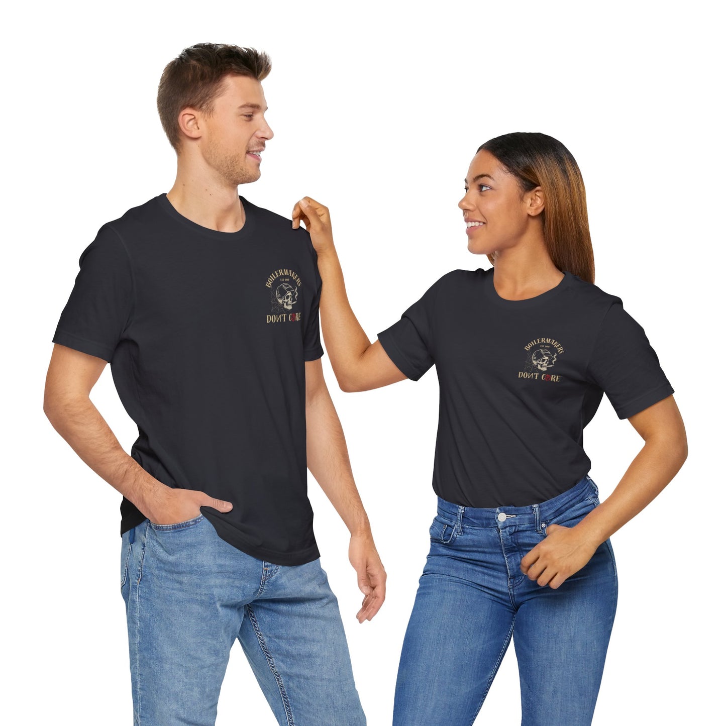 Boilermaker Skull Tee - Unisex Graphic T-Shirt, Work Shirt, Casual Apparel, Skull Design, Gift for Boilermakers