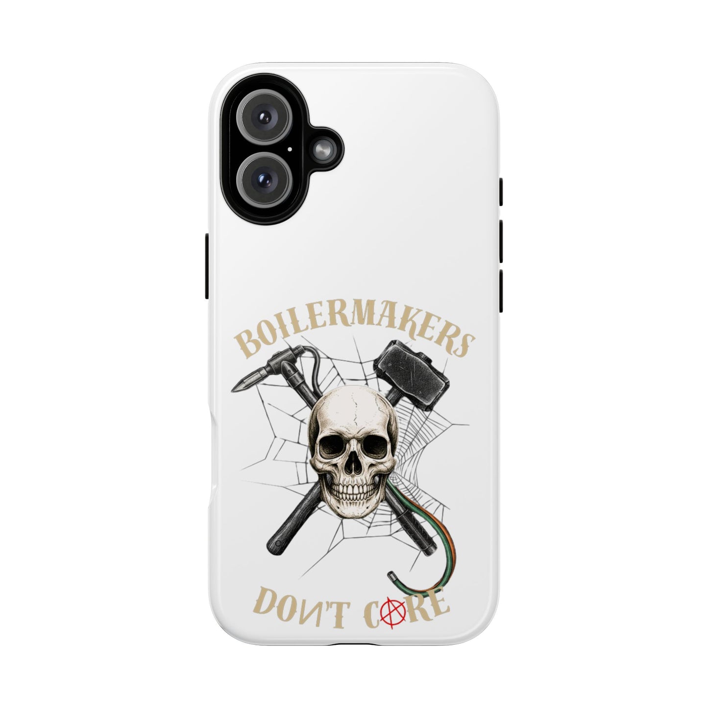 Boilermakers Don’t Care Skull Phone Case – Built Tough for the Hard Hands