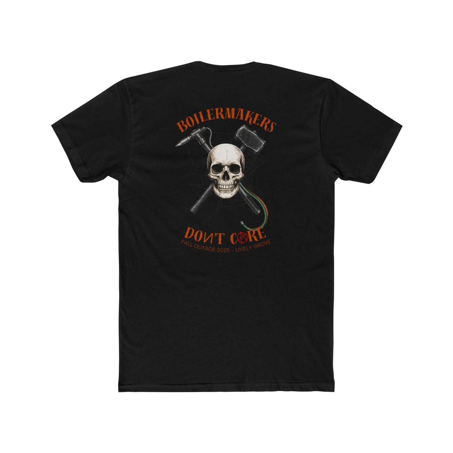 Boilermakers Don’t Care Tee – Lively Grove Fall Outage 2025