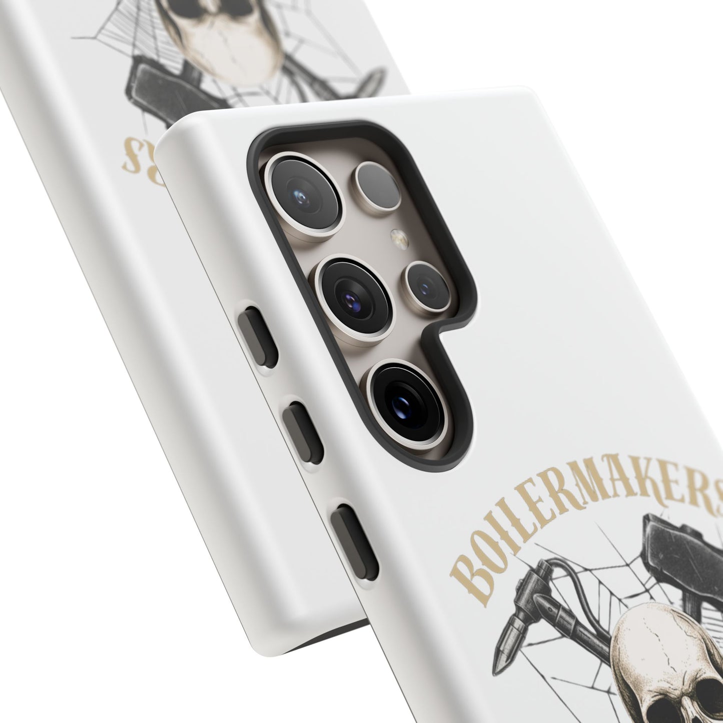 Boilermakers Don’t Care Skull Phone Case – Built Tough for the Hard Hands