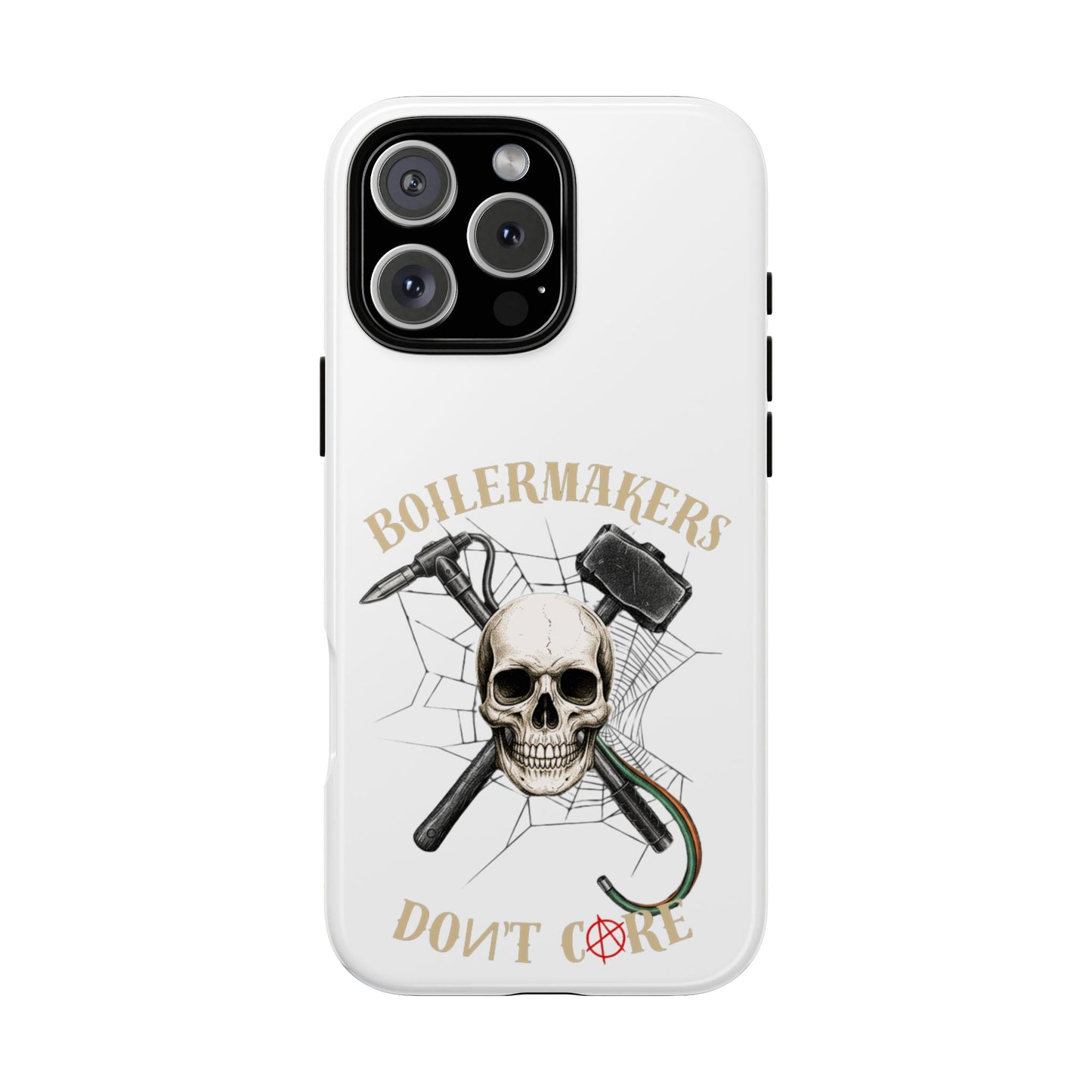 Boilermakers Don’t Care Skull Phone Case – Built Tough for the Hard Hands