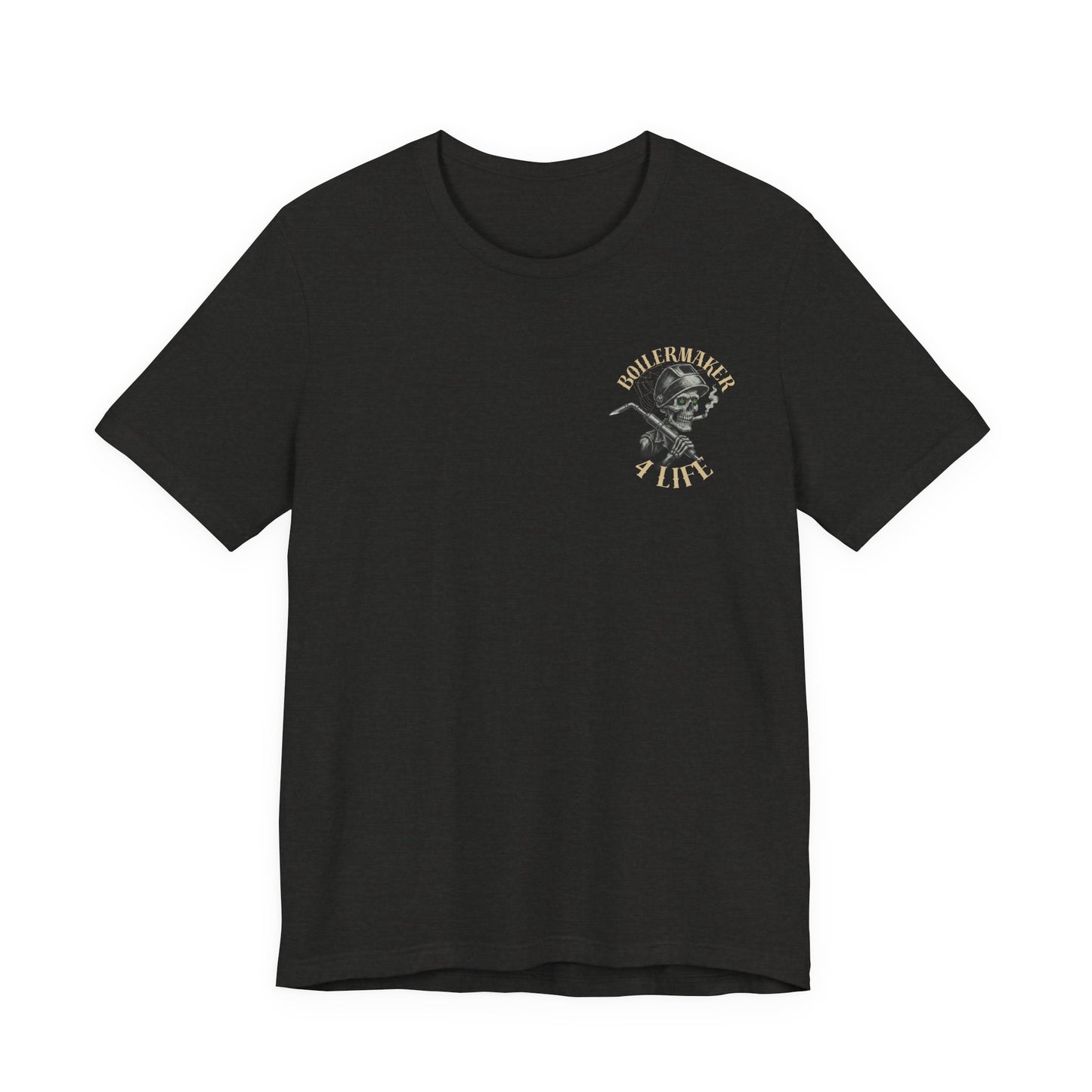 Boilermaker Skull Tee — built for the hands that make the world work. Soft, durable, and unapologetically bold. Pair it with the matching sweatpants for the full set.