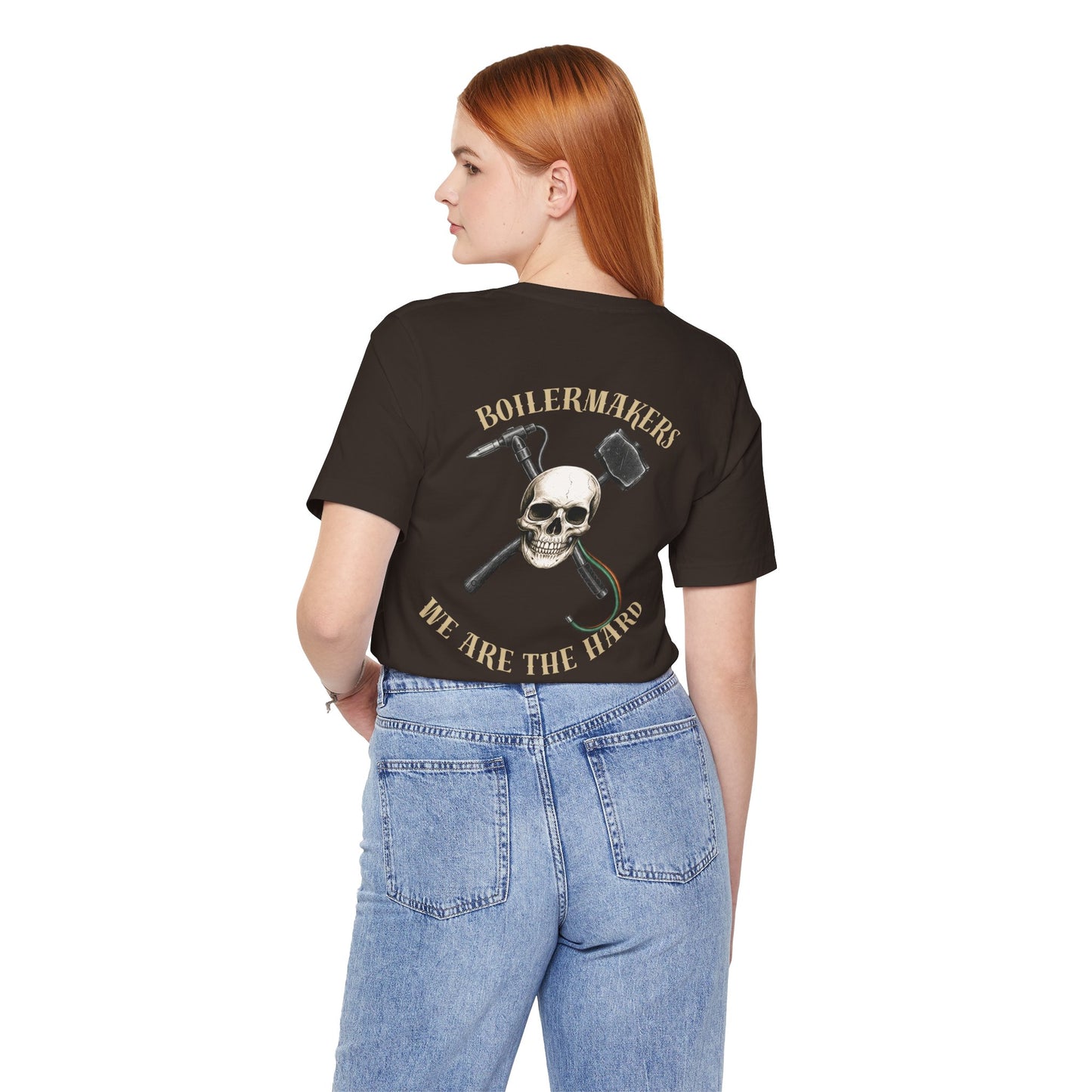Boilermaker Skull Tee — built for the hands that make the world work. Soft, durable, and unapologetically bold. Pair it with the matching sweatpants for the full set.
