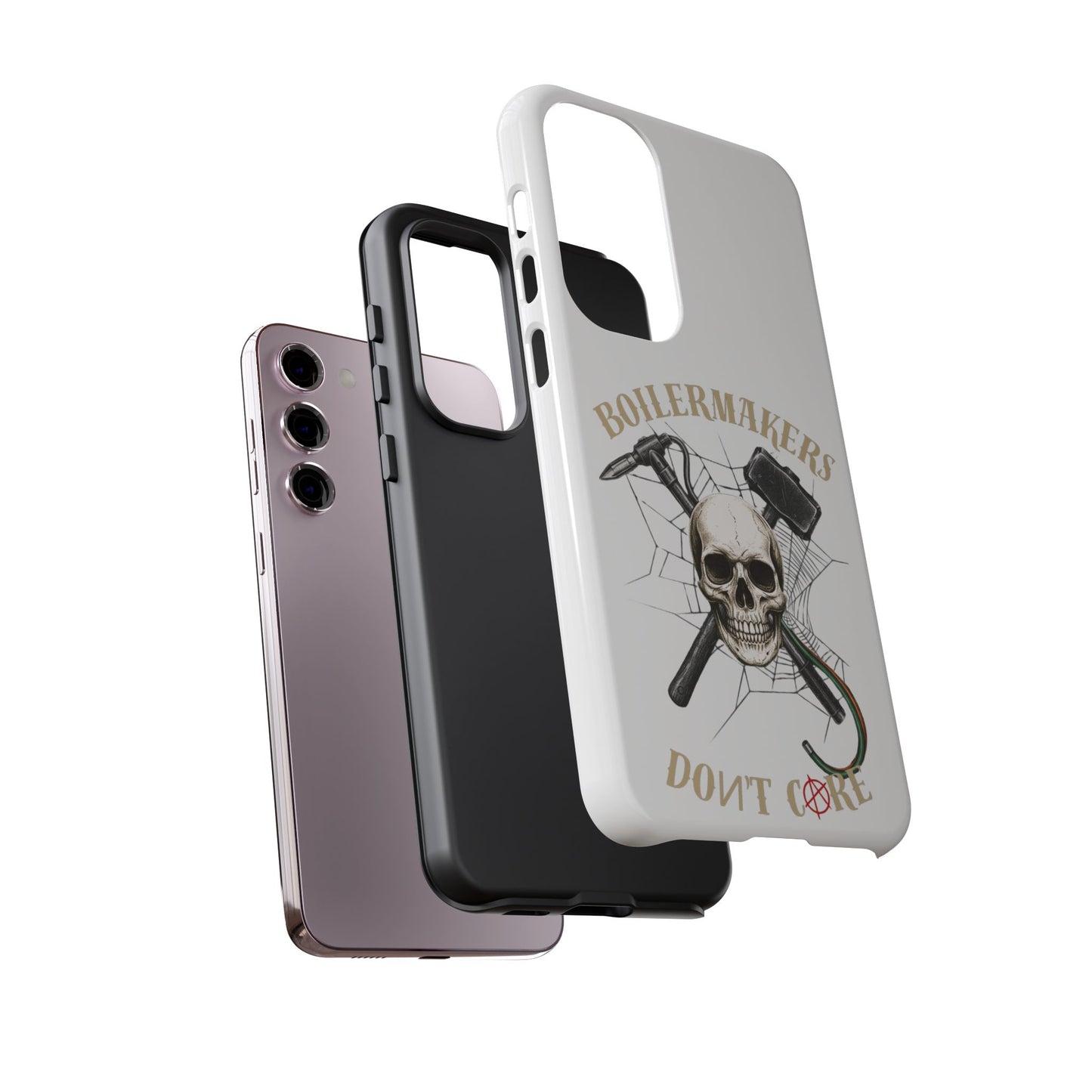 Boilermakers Don’t Care Skull Phone Case – Built Tough for the Hard Hands