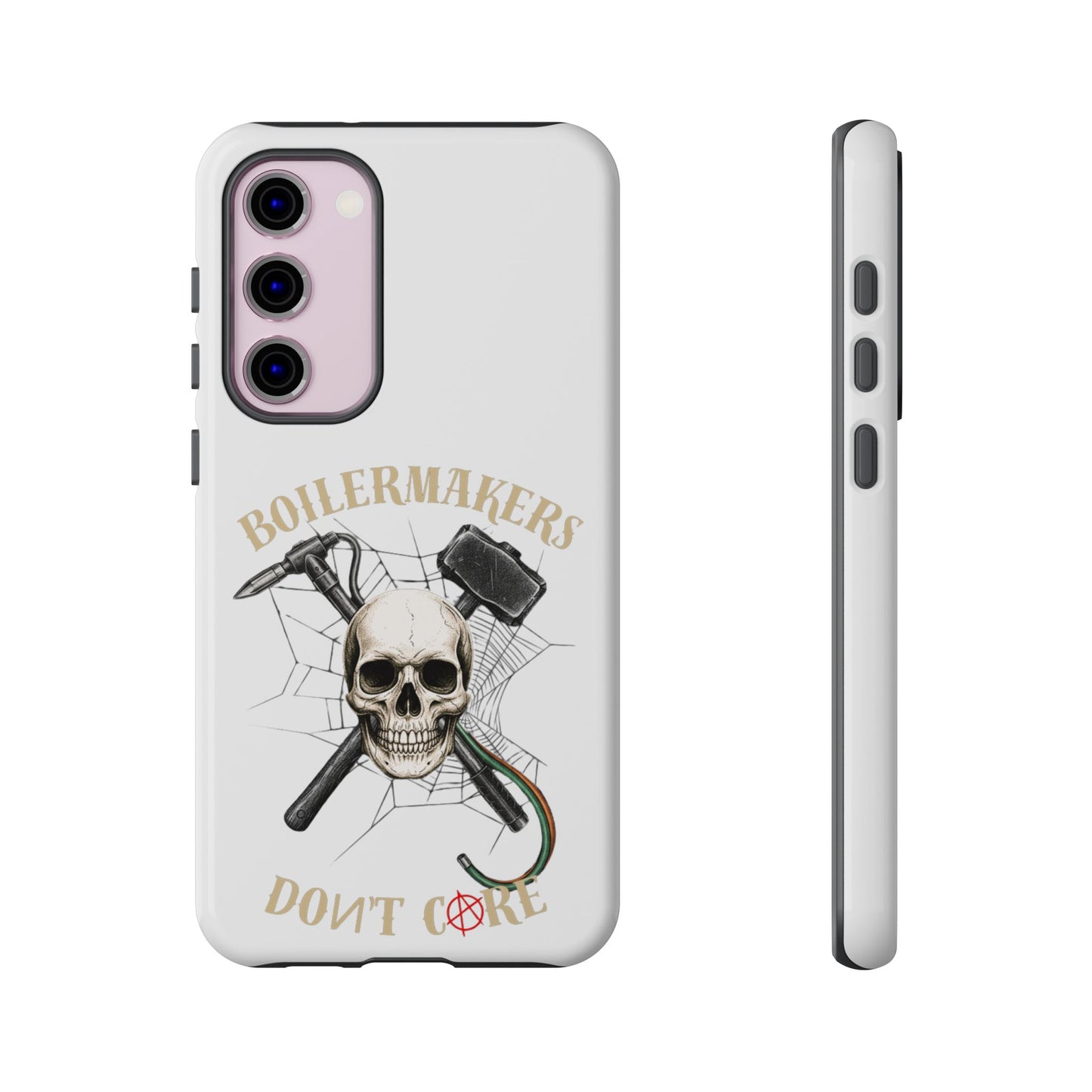 Boilermakers Don’t Care Skull Phone Case – Built Tough for the Hard Hands