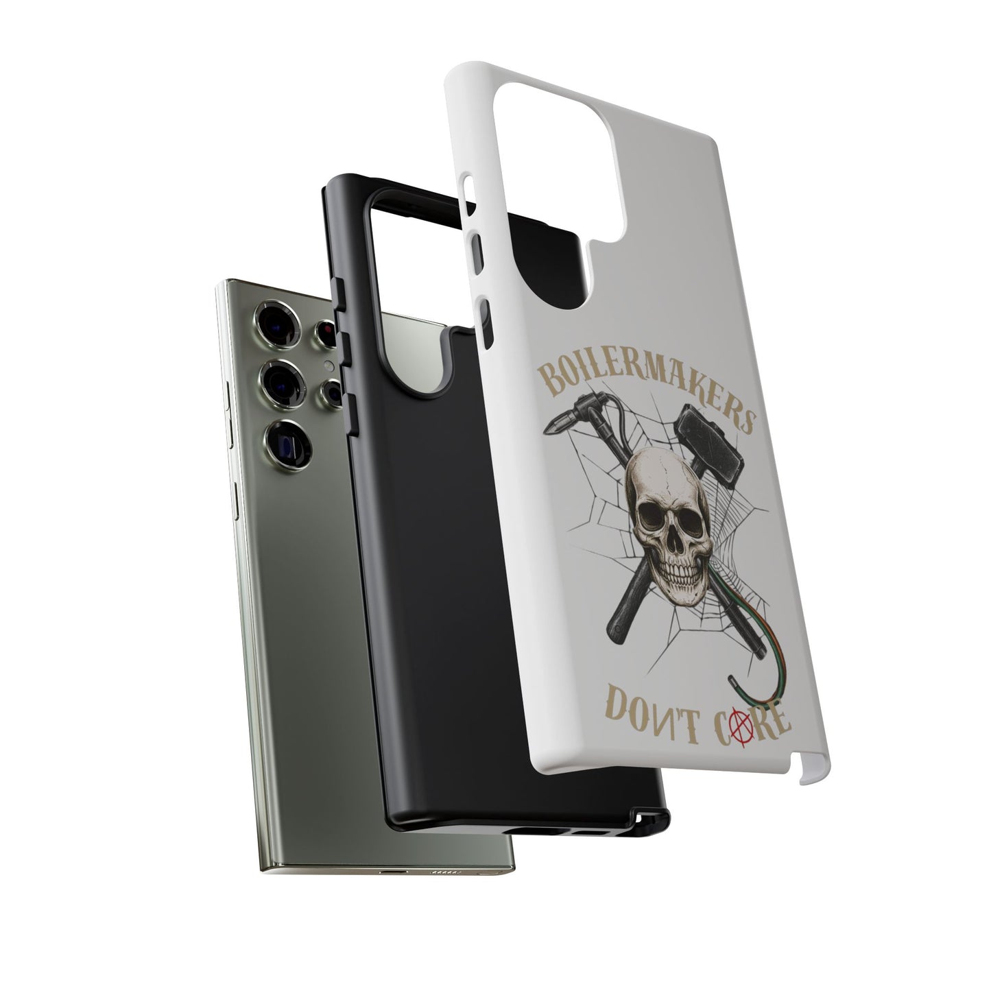 Boilermakers Don’t Care Skull Phone Case – Built Tough for the Hard Hands