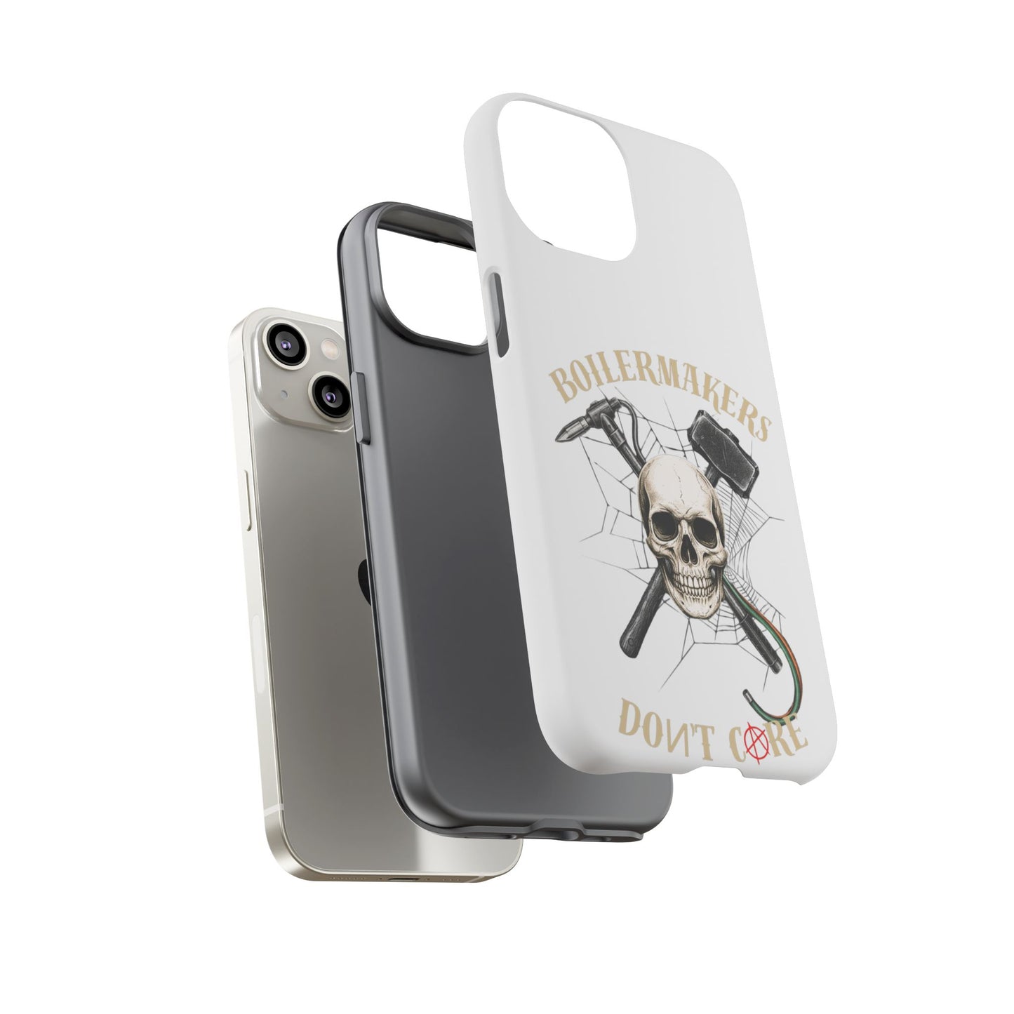Boilermakers Don’t Care Skull Phone Case – Built Tough for the Hard Hands