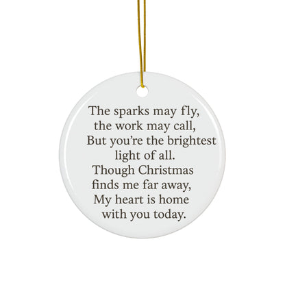 Ceramic Ornaments, 2-Side Print - Heartwarming Holiday Keepsakes, Personalized Gifts for Christmas, Home Décor, Family Memories, [...]