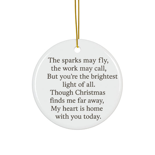 Ceramic Ornaments, 2-Side Print - Heartwarming Holiday Keepsakes, Personalized Gifts for Christmas, Home Décor, Family Memories, [...]