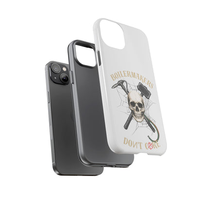 Boilermakers Don’t Care Skull Phone Case – Built Tough for the Hard Hands