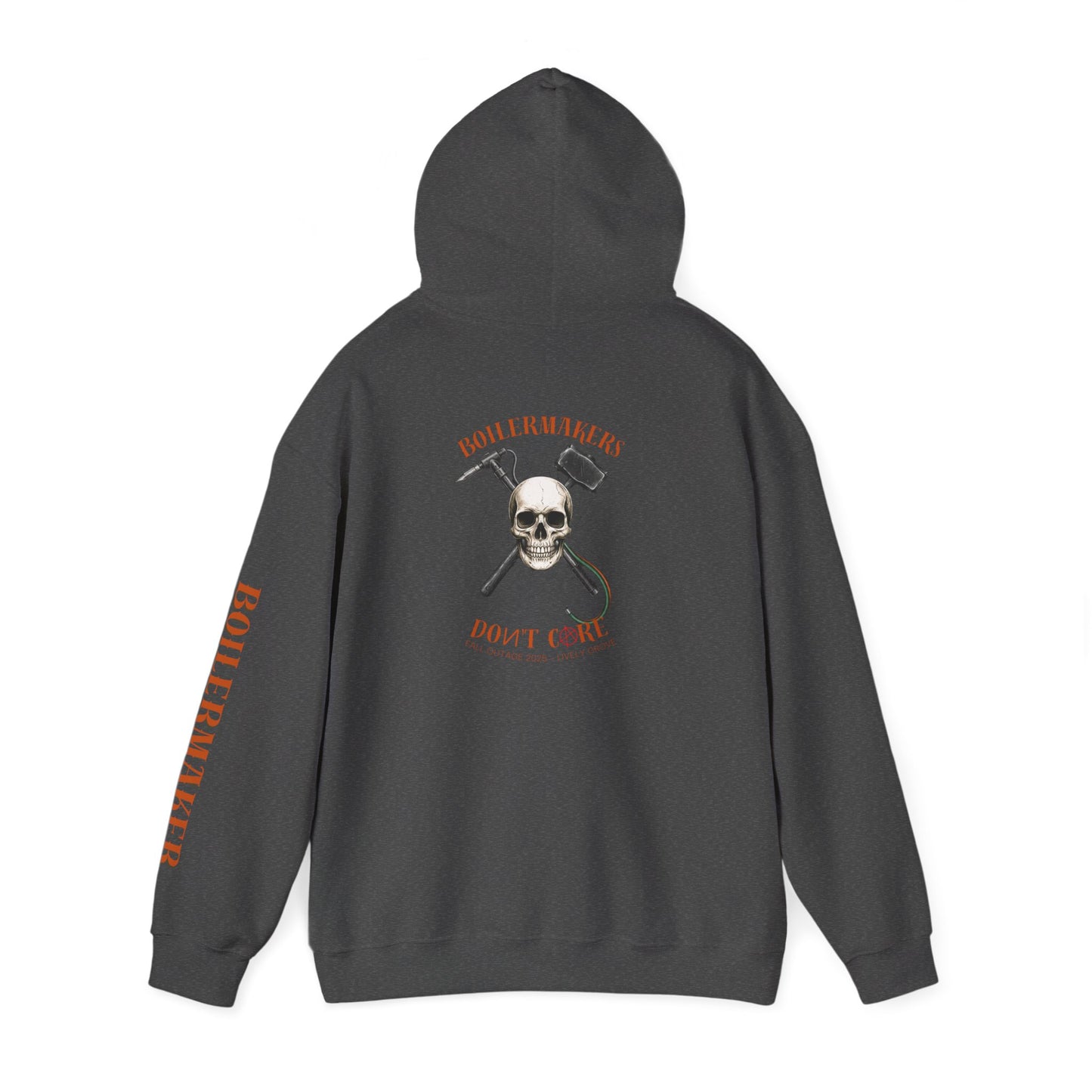 Bold Statement Hooded Sweatshirt - Don't Care, Perfect for Rebels, Gift for Friends, Casual Wear, Everyday Comfort