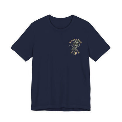 Boilermaker Skull Tee — built for the hands that make the world work. Soft, durable, and unapologetically bold. Pair it with the matching sweatpants for the full set.