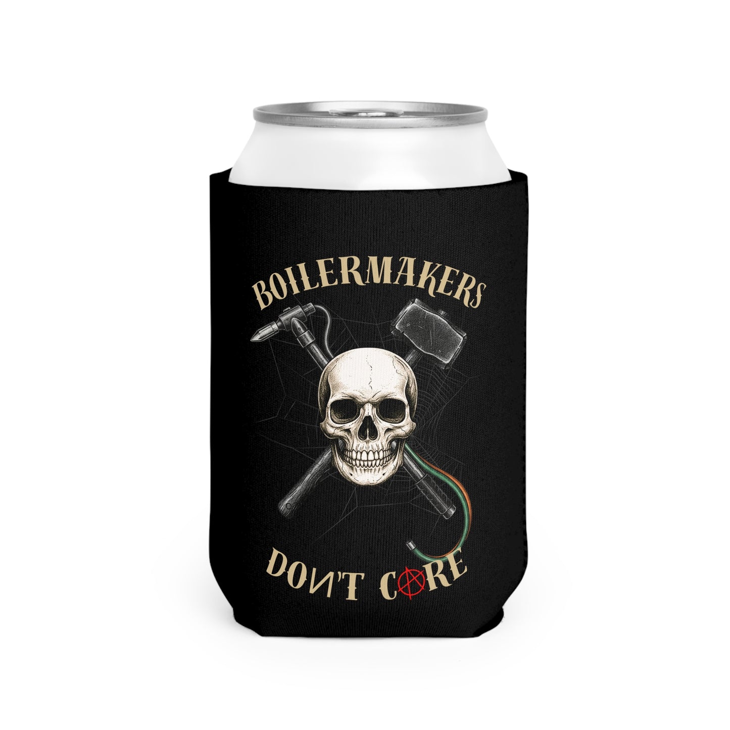 Skull Boilermaker Can Cooler Sleeve | Beer Sleeve, Gift for Boilermakers, Party Drink Holder, Construction Worker Gift, Halloween [...]