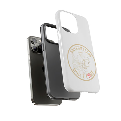 Tough Cases - Boilermakers Don't Care Phone Case, Tough Phone Cover, Skull Design Case, Unique Gift for Fans, Durable Smartphone Accessories