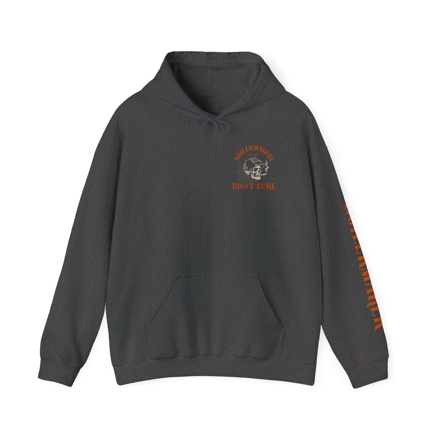 Bold Statement Hooded Sweatshirt - Don't Care, Perfect for Rebels, Gift for Friends, Casual Wear, Everyday Comfort