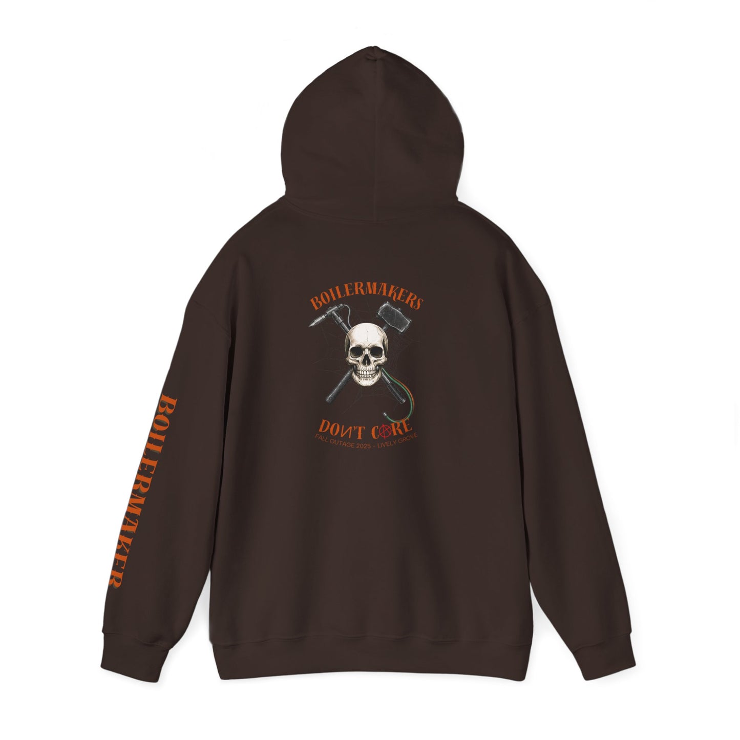 Bold Statement Hooded Sweatshirt - Don't Care, Perfect for Rebels, Gift for Friends, Casual Wear, Everyday Comfort