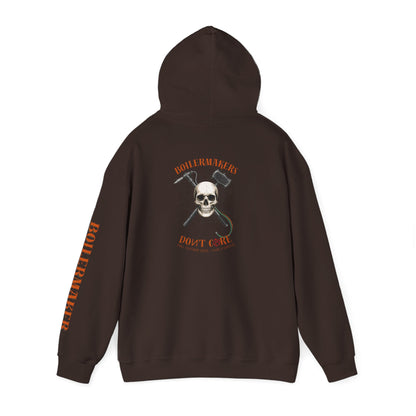 Bold Statement Hooded Sweatshirt - Don't Care, Perfect for Rebels, Gift for Friends, Casual Wear, Everyday Comfort