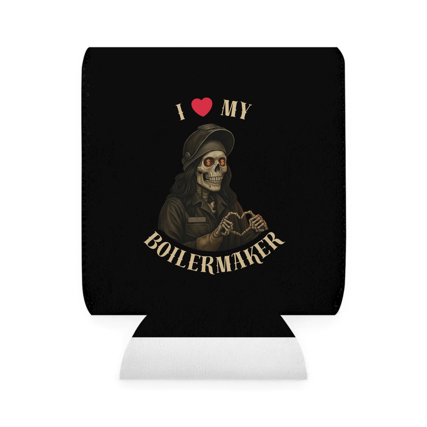 I ❤️ My Boilermaker beer cozie