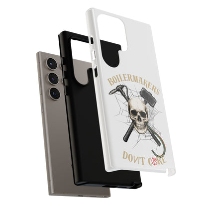 Boilermakers Don’t Care Skull Phone Case – Built Tough for the Hard Hands
