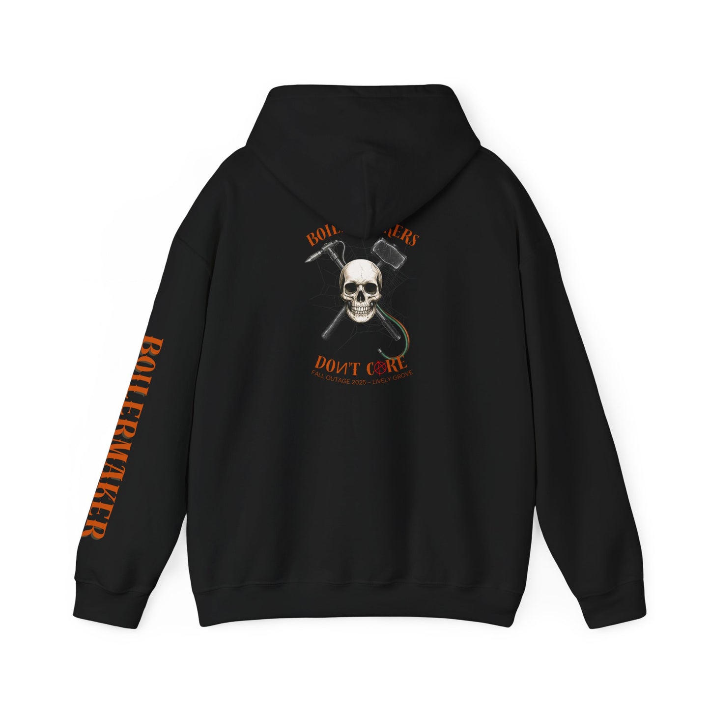 Bold Statement Hooded Sweatshirt - Don't Care, Perfect for Rebels, Gift for Friends, Casual Wear, Everyday Comfort