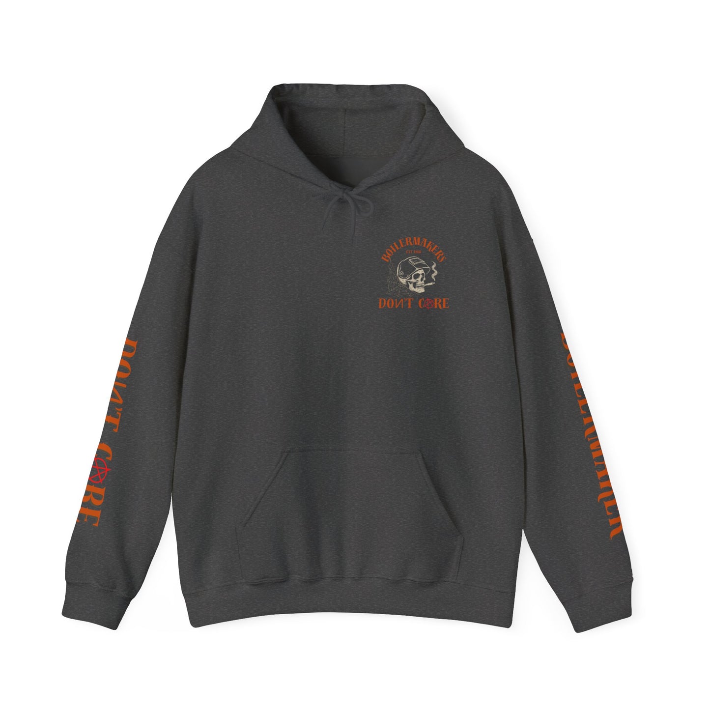 We Are The Hard” Hoodie lively Grove, both sleeves print edition