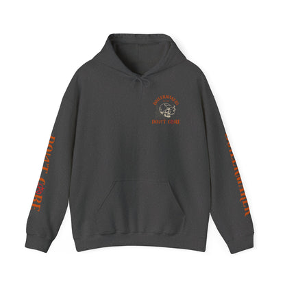 We Are The Hard” Hoodie lively Grove, both sleeves print edition