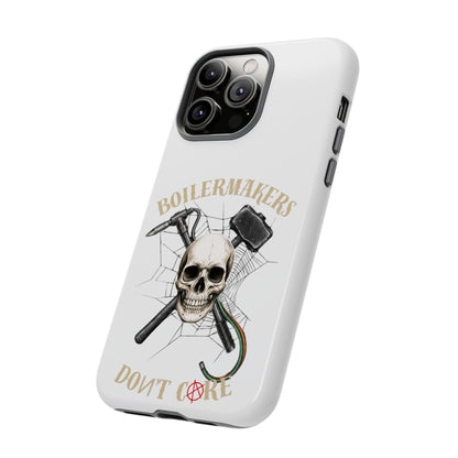 Boilermakers Don’t Care Skull Phone Case – Built Tough for the Hard Hands