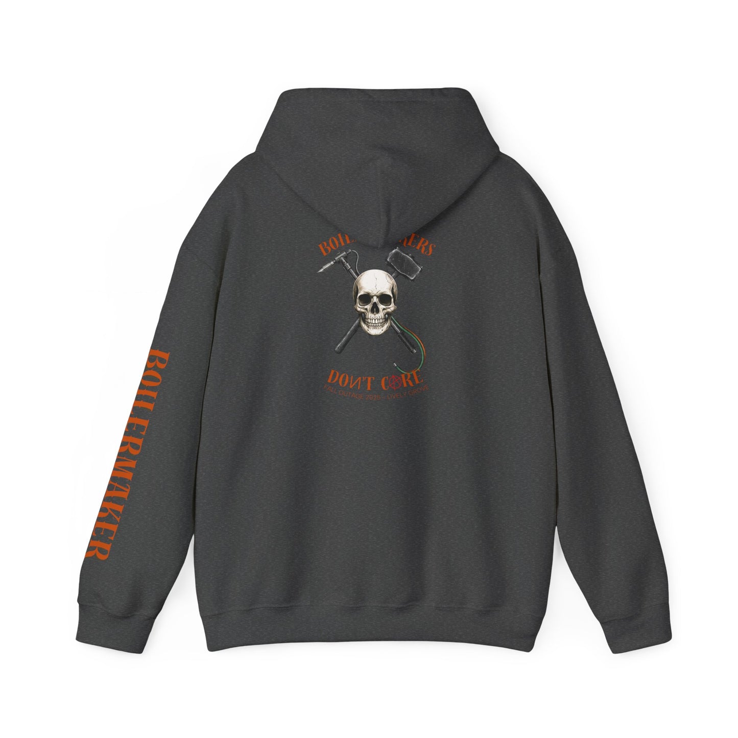 Bold Statement Hooded Sweatshirt - Don't Care, Perfect for Rebels, Gift for Friends, Casual Wear, Everyday Comfort