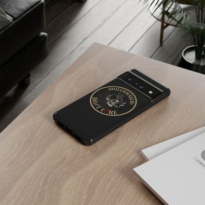 Boilermakers Don’t Care Phone Case — full-wrap skull design, drop-tested protection with attitude. Built tough for the hands that make the world work.
