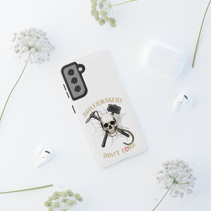 Boilermakers Don’t Care Skull Phone Case – Built Tough for the Hard Hands