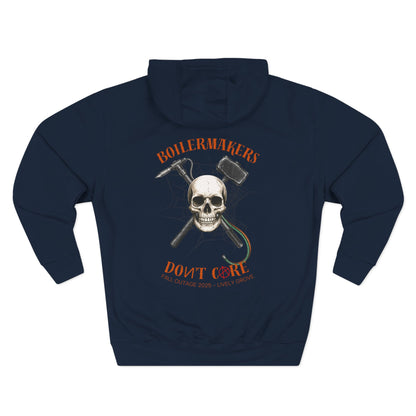 Boilermakers Don’t Care Hoodie – Lively Grove Fall Outage 2025