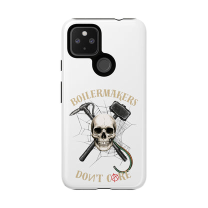 Boilermakers Don’t Care Skull Phone Case – Built Tough for the Hard Hands