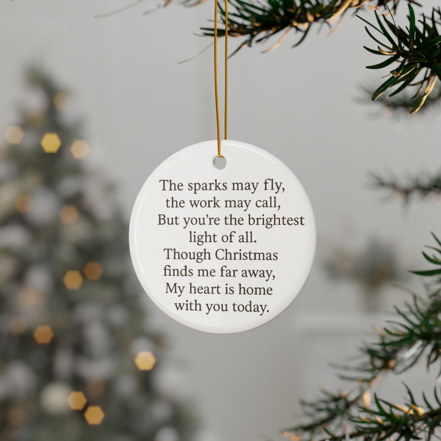 Ceramic Ornaments, 2-Side Print - Heartwarming Holiday Keepsakes, Personalized Gifts for Christmas, Home Décor, Family Memories, [...]