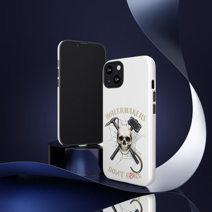 Boilermakers Don’t Care Skull Phone Case – Built Tough for the Hard Hands