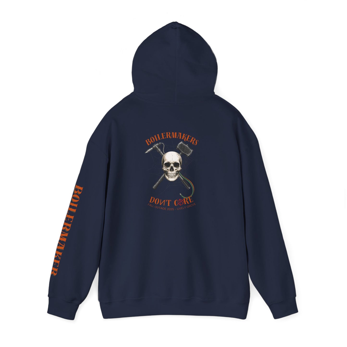 Bold Statement Hooded Sweatshirt - Don't Care, Perfect for Rebels, Gift for Friends, Casual Wear, Everyday Comfort