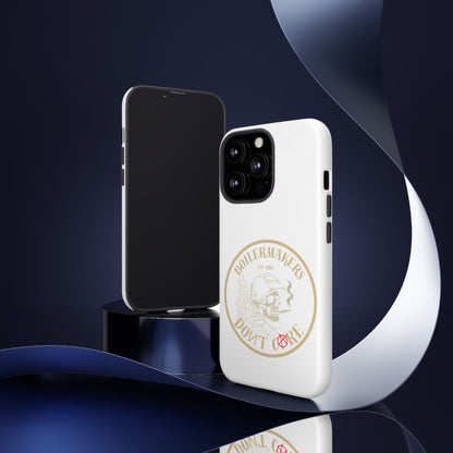 Tough Cases - Boilermakers Don't Care Phone Case, Tough Phone Cover, Skull Design Case, Unique Gift for Fans, Durable Smartphone Accessories
