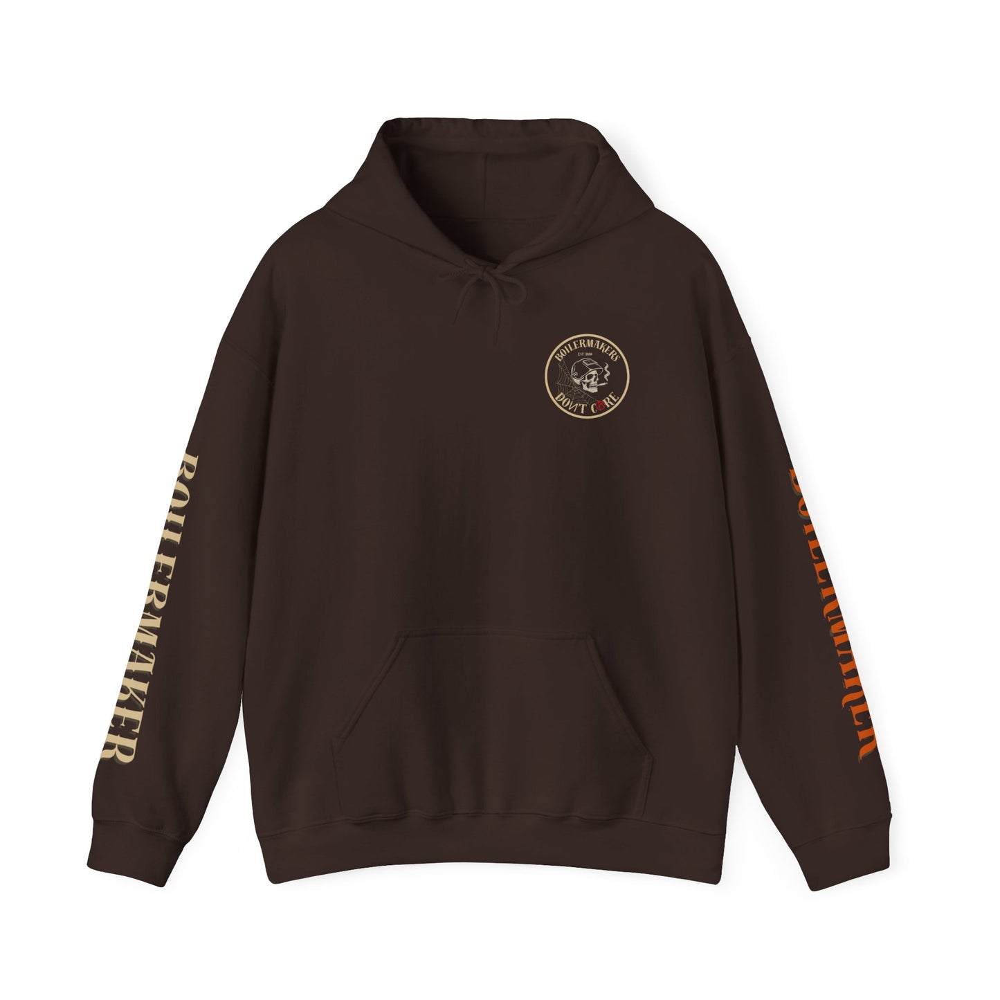 Bold Statement Hooded Sweatshirt - Don't Care, Perfect for Rebels, Gift for Friends, Casual Wear, Everyday Comfort