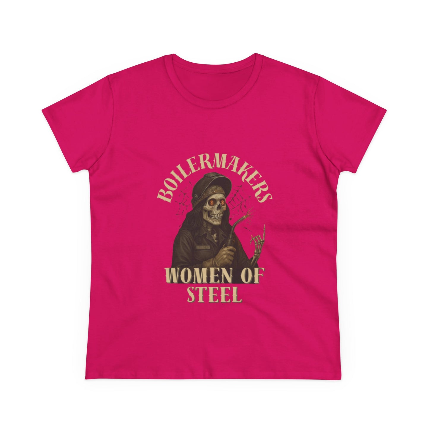 Boilermakers Women of Steel Tee - Empowering Women's Cotton T-Shirt, Gift for Tradeswomen, Work Apparel, Unique Construction Shirt, [...]
