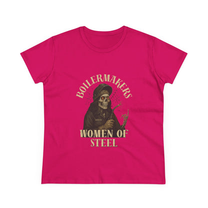 Boilermakers Women of Steel Tee - Empowering Women's Cotton T-Shirt, Gift for Tradeswomen, Work Apparel, Unique Construction Shirt, [...]