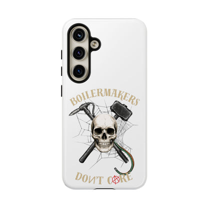 Boilermakers Don’t Care Skull Phone Case – Built Tough for the Hard Hands