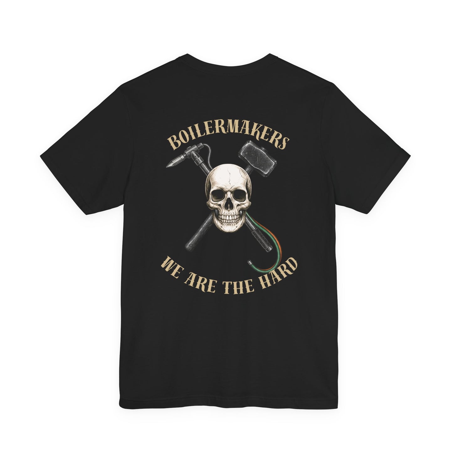 Boilermaker Skull Tee - Unisex Graphic T-Shirt, Work Shirt, Casual Apparel, Skull Design, Gift for Boilermakers