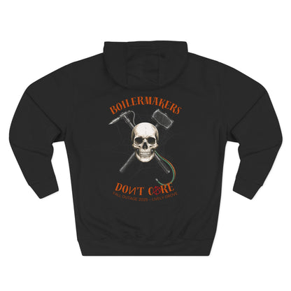 Boilermakers Don’t Care Hoodie – Lively Grove Fall Outage 2025