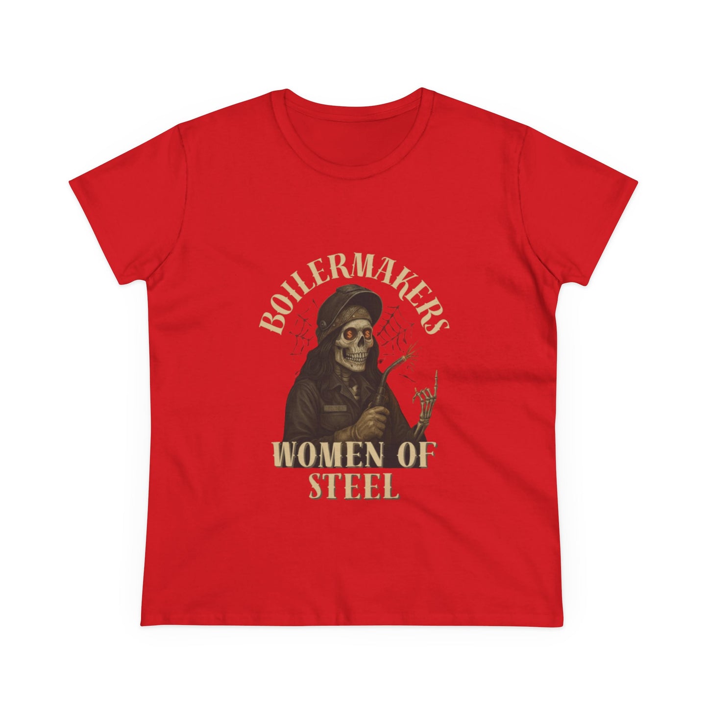 Boilermakers Women of Steel Tee - Empowering Women's Cotton T-Shirt, Gift for Tradeswomen, Work Apparel, Unique Construction Shirt, [...]
