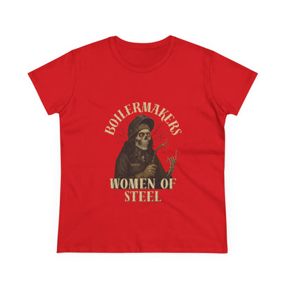 Boilermakers Women of Steel Tee - Empowering Women's Cotton T-Shirt, Gift for Tradeswomen, Work Apparel, Unique Construction Shirt, [...]